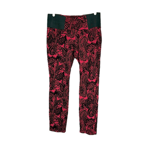 One 5 One red paisley pants